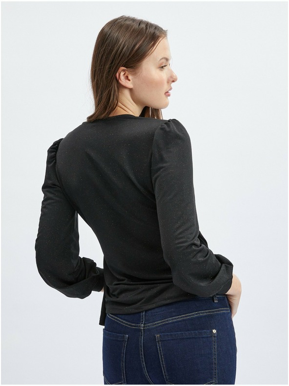 Orsay Črna ženska ovita bluza ORSAY