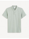 Celio Svetlo siva moška osnovna polo majica Celio Feflame