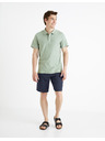 Celio Svetlo siva moška osnovna polo majica Celio Feflame