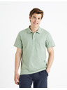 Celio Svetlo siva moška osnovna polo majica Celio Feflame