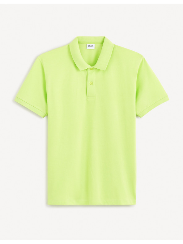 Celio Svetlo zelena moška polo majica Celio Teone