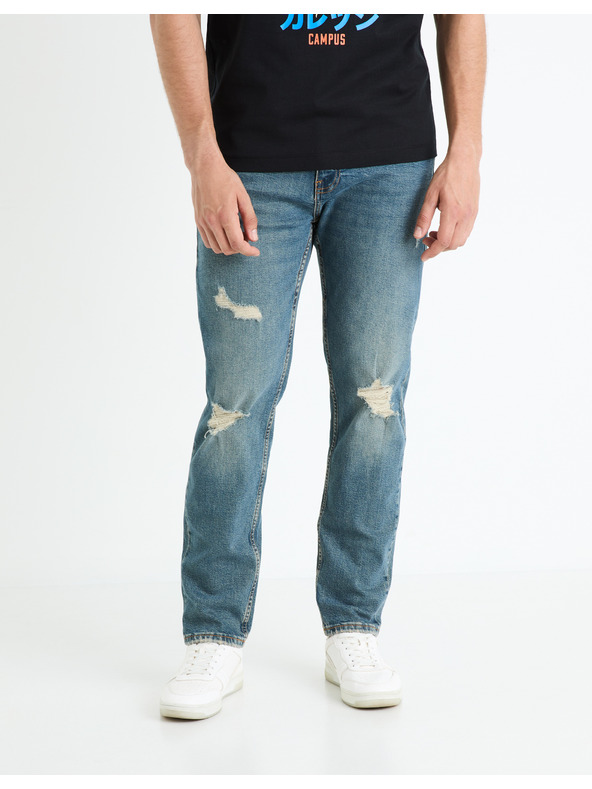 Celio Modre moške kavbojke ozkega kroja Celio Fostroy