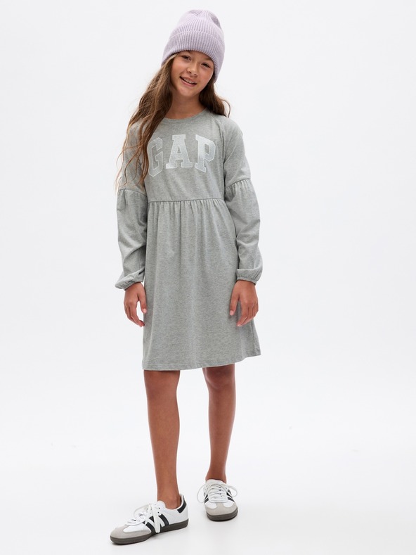 GAP Otroška obleka z logotipom GAP