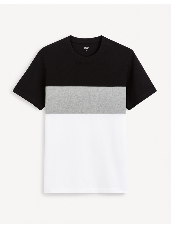 Celio Bela in črna moška srajca Celio Febloc