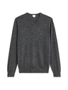 Celio Temno siv moški volneni pulover Celio Semeriv