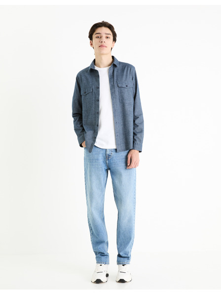 Celio Modra moška majica Celio Fadotex