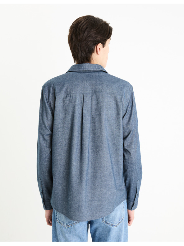 Celio Modra moška majica Celio Fadotex