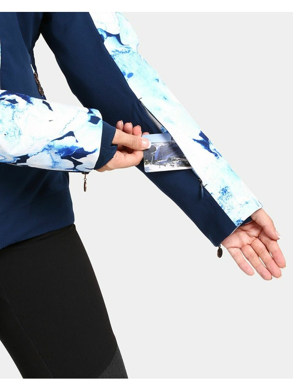 Kilpi Temno modra ženska smučarska ogrevana jakna Kilpi Lena-W