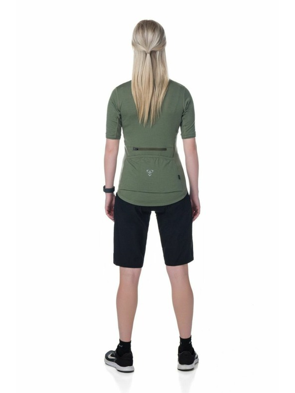 Kilpi Ženska kolesarska majica Kilpi MEARIL v barvi kakija