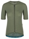 Kilpi Ženska kolesarska majica Kilpi MEARIL v barvi kakija
