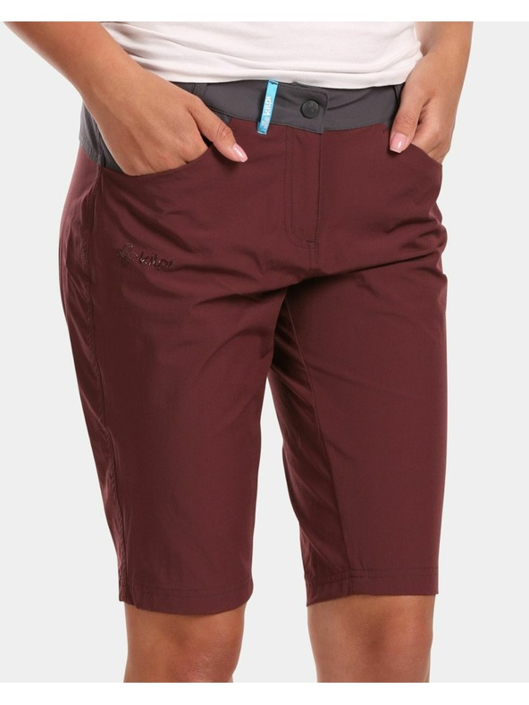 Kilpi Ženske športne hlače Kilpi Sylane-W v bordo barvi