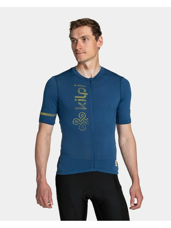 Kilpi Temno modra moška športna majica s potiskom Kilpi PETRANA