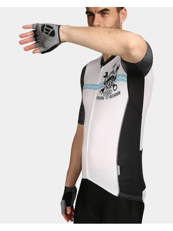 Kilpi Bela moška športna majica z zadrgo Kilpi RIVAL