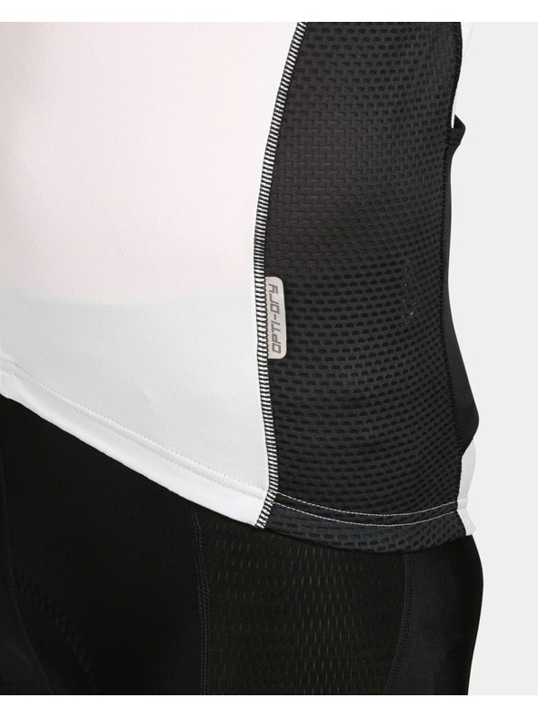 Kilpi Bela moška športna majica z zadrgo Kilpi RIVAL