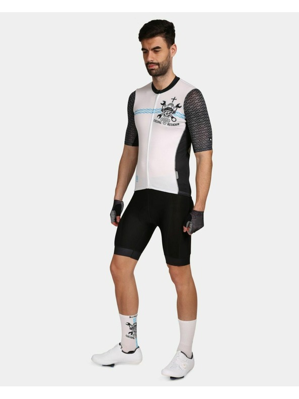 Kilpi Bela moška športna majica z zadrgo Kilpi RIVAL