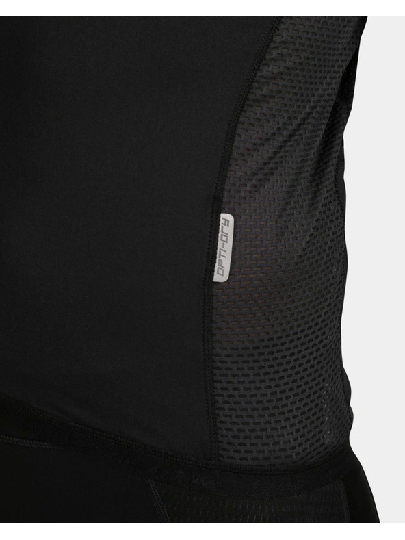 Kilpi Črna moška športna majica z zadrgo Kilpi PICARD