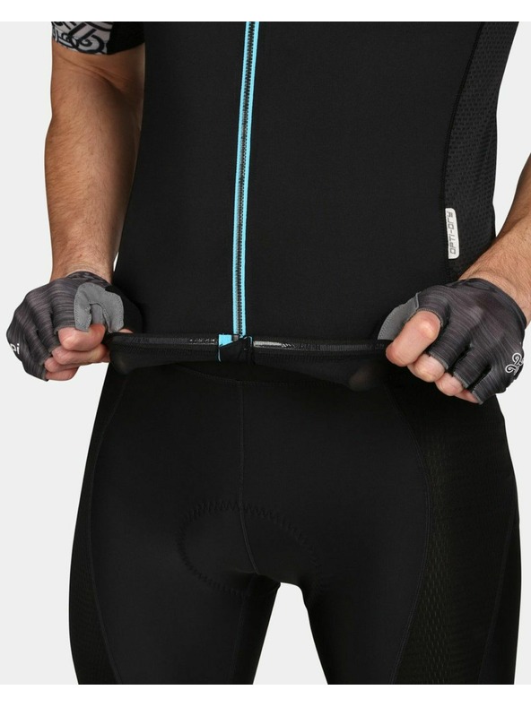 Kilpi Črna moška športna majica z zadrgo Kilpi PICARD