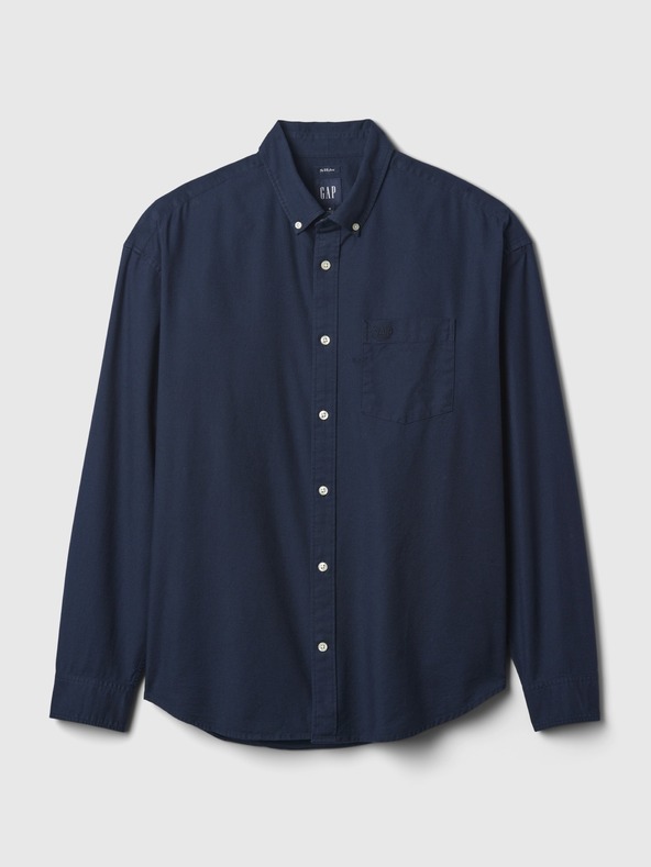 GAP Oversize oxford košeľa s logom GAP