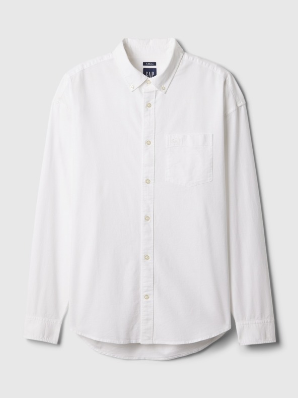 GAP Oversize oxford košeľa s logom GAP
