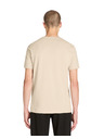 Celio Bež moška osnovna majica Celio Debasev