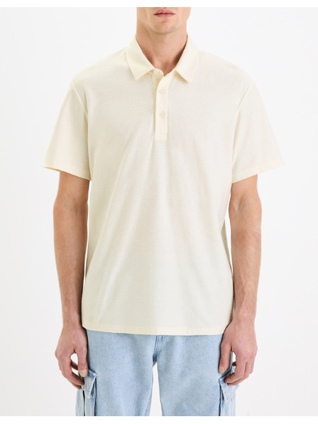 Celio Kremasta moška polo majica Celio Gebruma
