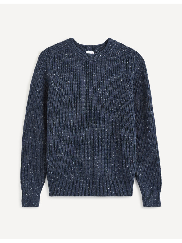 Celio Temno moder moški pulover Celio