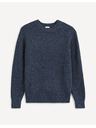 Celio Temno moder moški pulover Celio