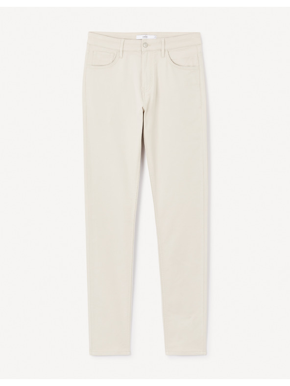 Celio Bež moške ozke hlače Celio Jofive 30