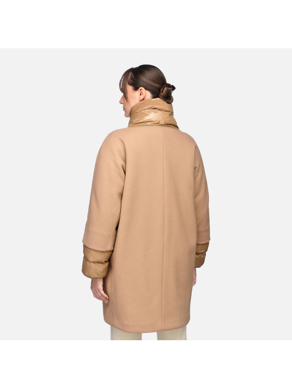 Geox Rjav ženski plašč Geox Diamanta