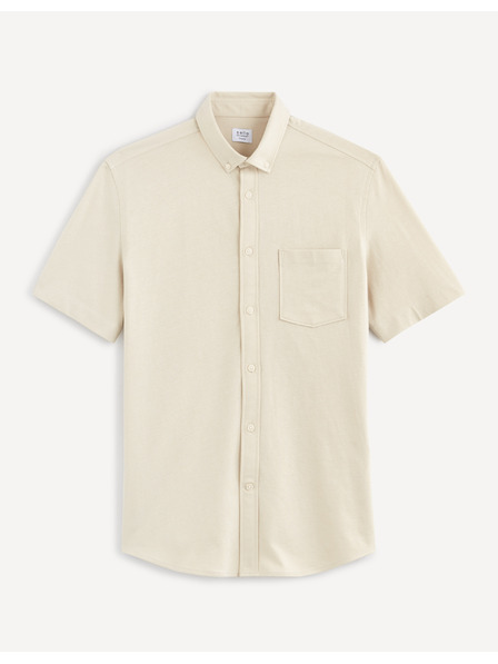 Celio Kremasta moška majica Celio Barik