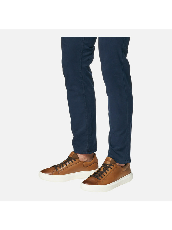 Geox Rjavi moški čevlji Geox Deiven