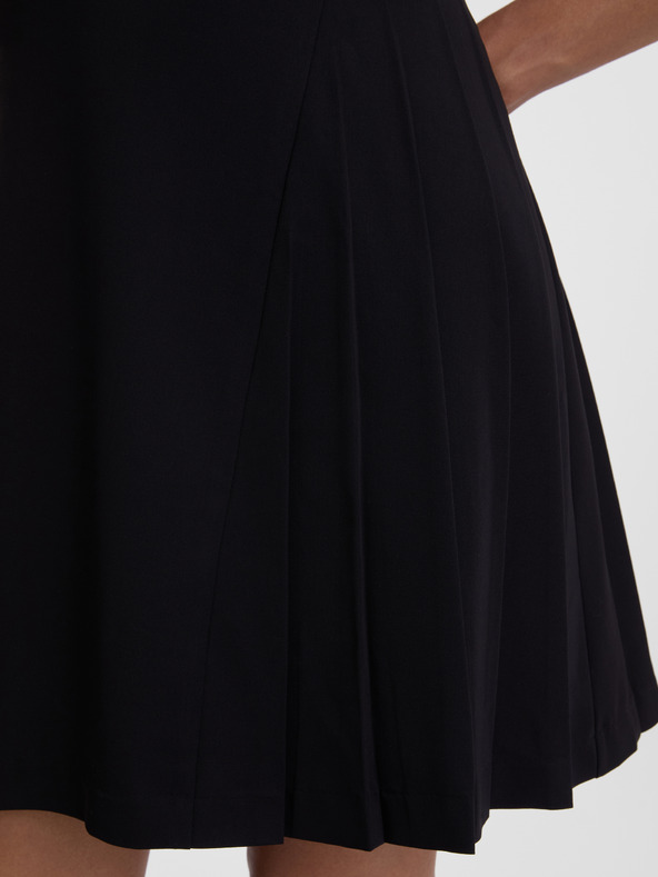 Orsay Črna ženska obleka do kolen ORSAY