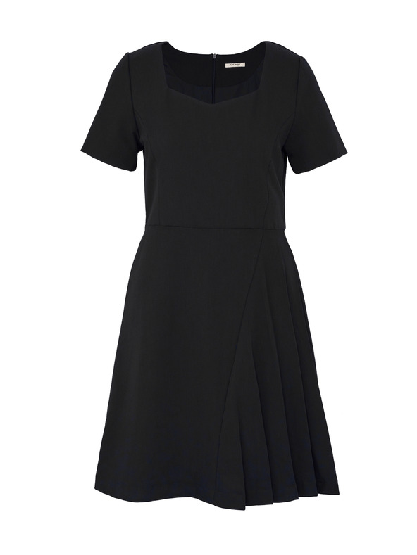 Orsay Črna ženska obleka do kolen ORSAY