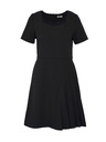Orsay Črna ženska obleka do kolen ORSAY