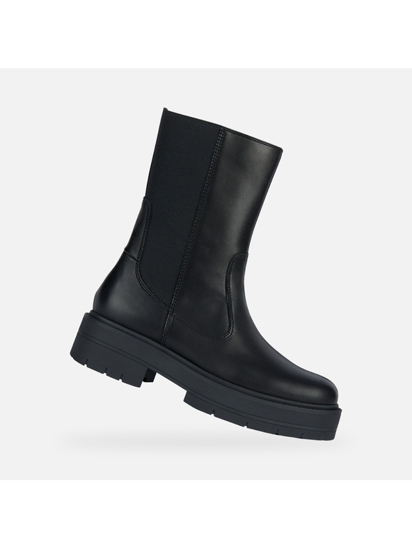 Geox Črni ženski gležnarji Geox Spherica EC7