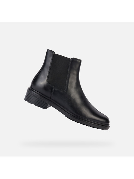 Geox Črni ženski gležnarji Geox Walk Pleasure