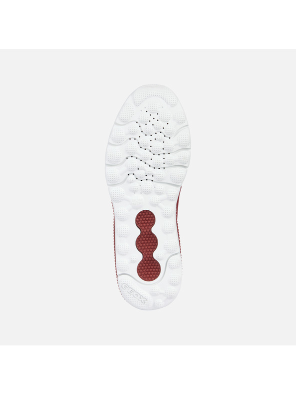 Geox Tmavo červené pánske tenisky Geox Spherica actif