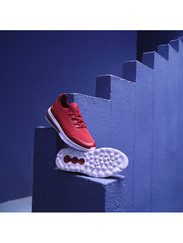 Geox Tmavo červené pánske tenisky Geox Spherica actif