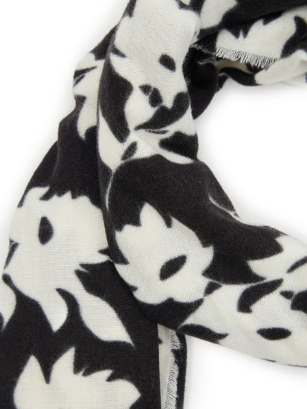 Orsay Črn ženski vzorčast šal ORSAY