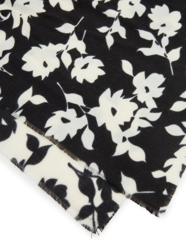 Orsay Črn ženski vzorčast šal ORSAY