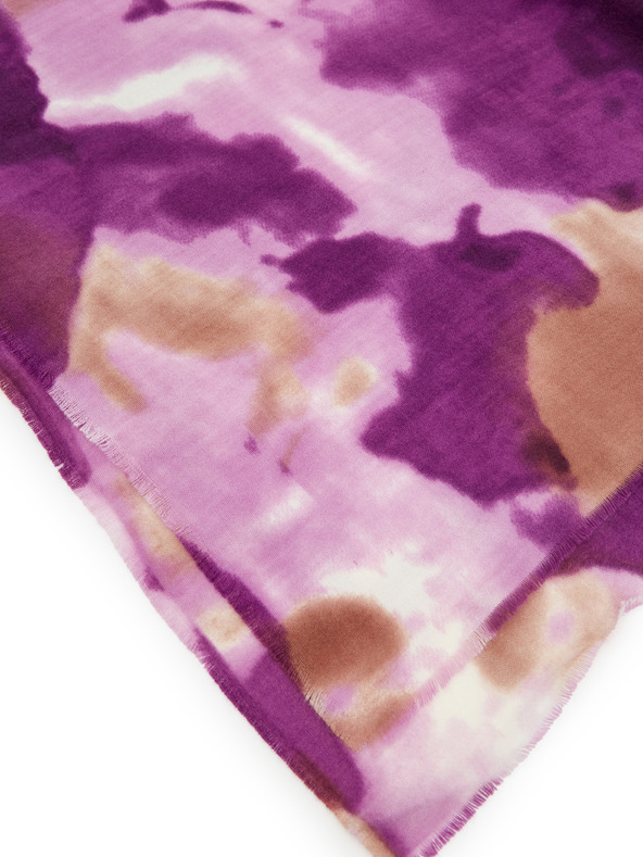 Orsay Vijoličen ženski vzorčasti šal ORSAY