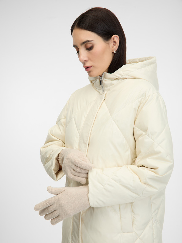 Orsay Bež in modre ženske rokavice 2 kom ORSAY