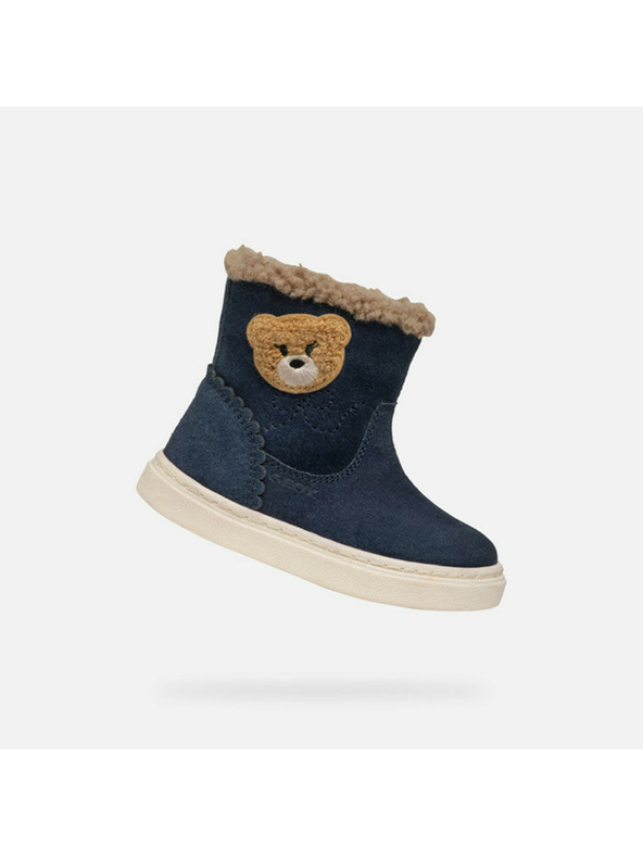 Geox Tmavmodrá dievčenská zimné topánky Geox Nashik