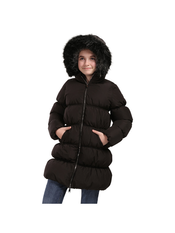 NAX Otroški plašč nax NAX MONO črn