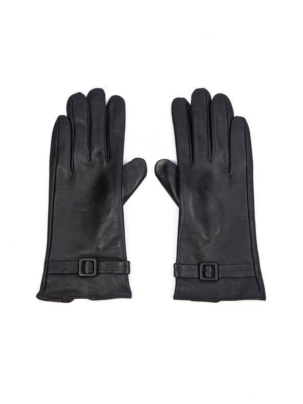 Orsay Črne ženske usnjene rokavice ORSAY