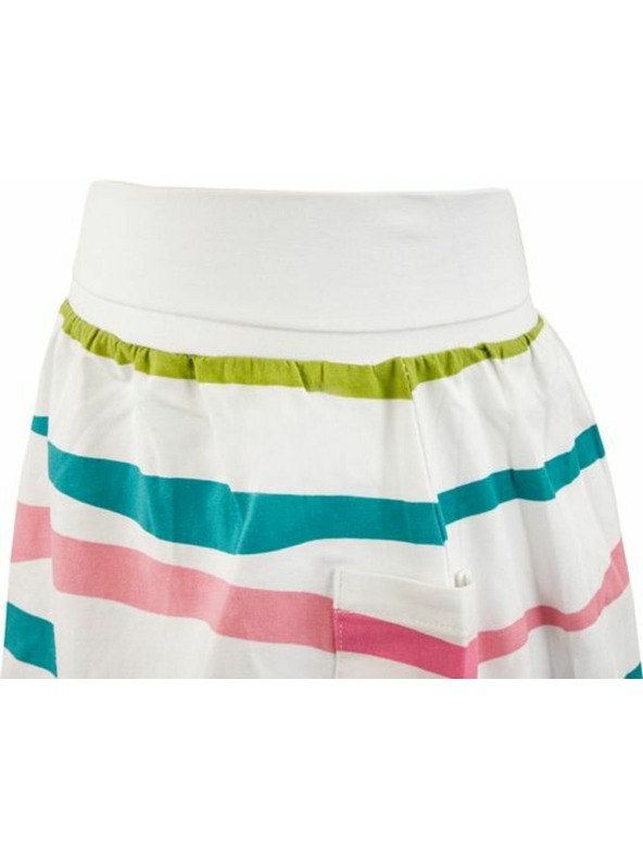 ALPINE PRO Belo dekliško črtasto krilo ALPINE PRO Owelo