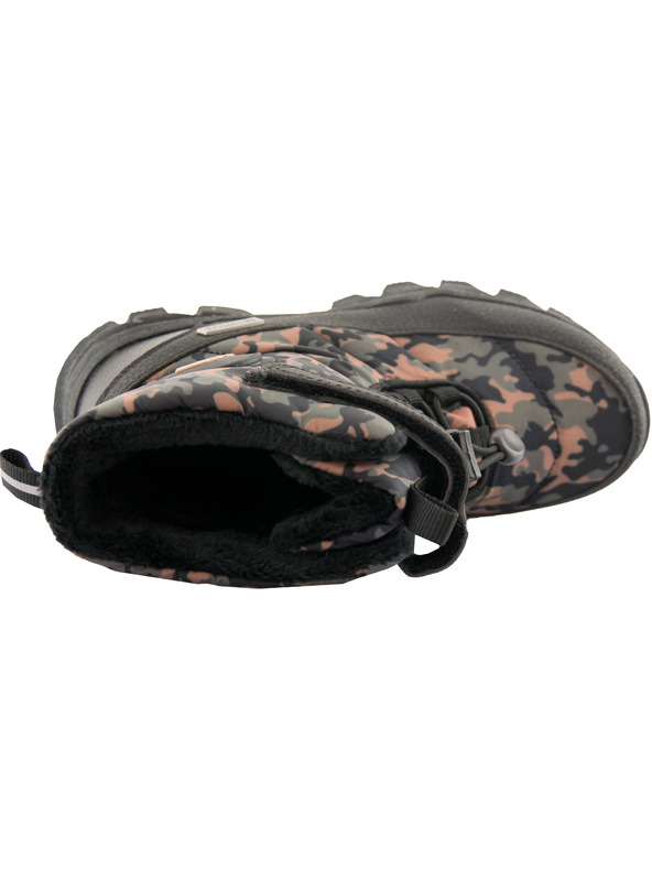 ALPINE PRO Črni vzorčeni otroški snežaki Alpine Pro Lando