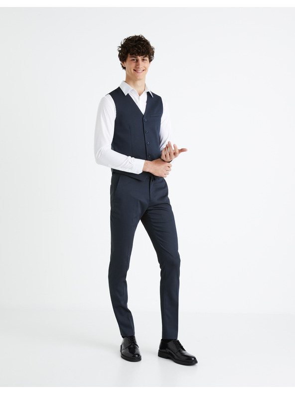 Celio Temno modri telovnik Celio Rugidiam