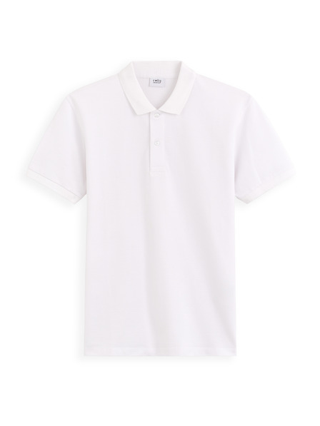 Celio Bela moška polo majica Celio
