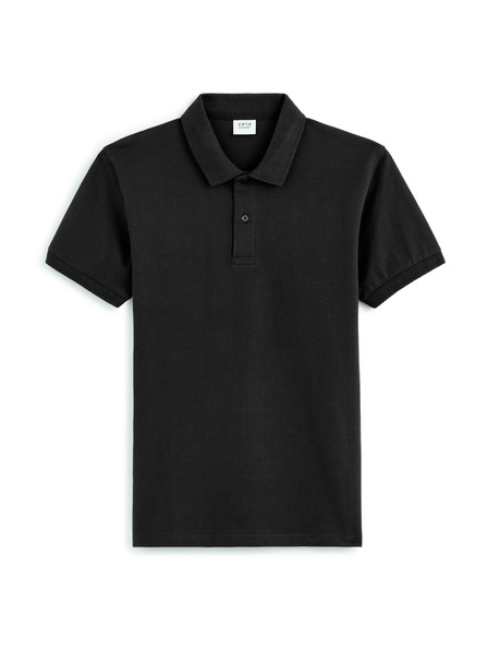 Celio Črna moška polo majica Celio Teone